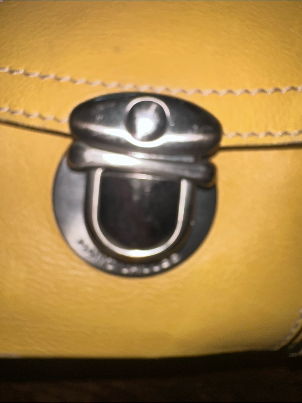 Vintage Marc Jacobs yellow Venetia Satchel - Picture 7 of 13